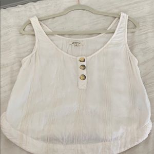 Cream tank top